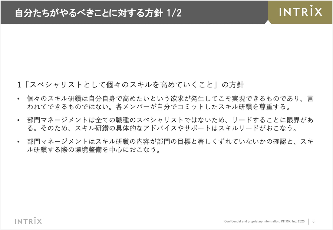 制作部門の五カ年計画 6