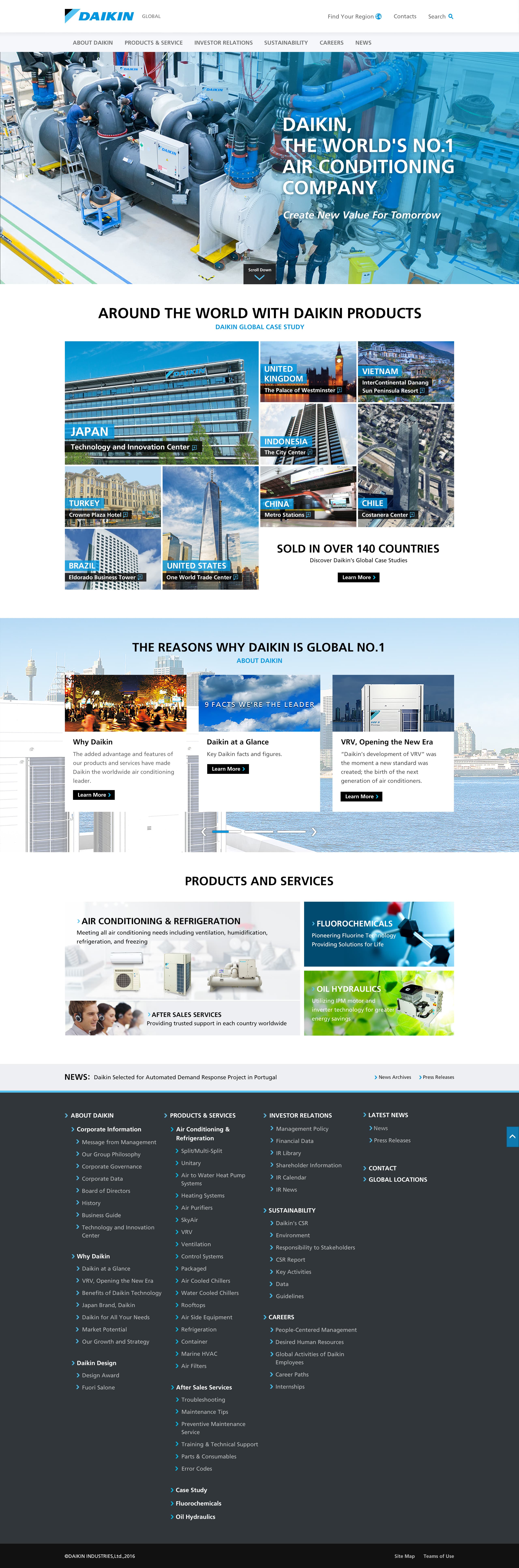 グローバルサイトトップページ